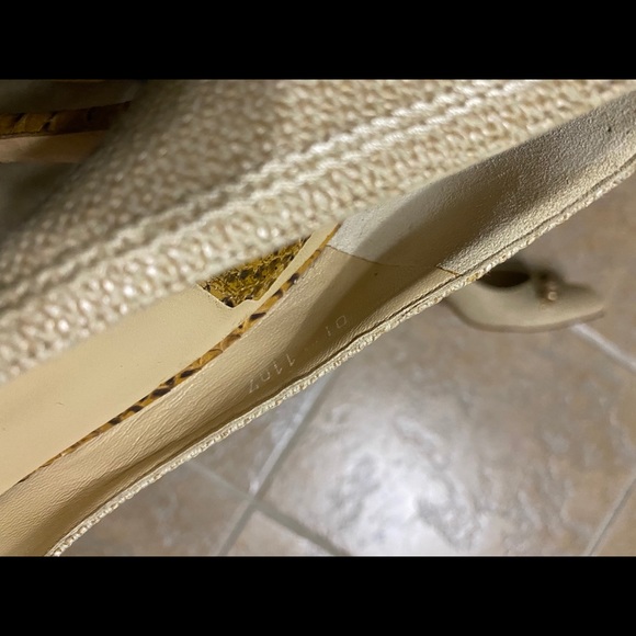 Dior canvas w/snakeskin heels - Picture 11 of 12